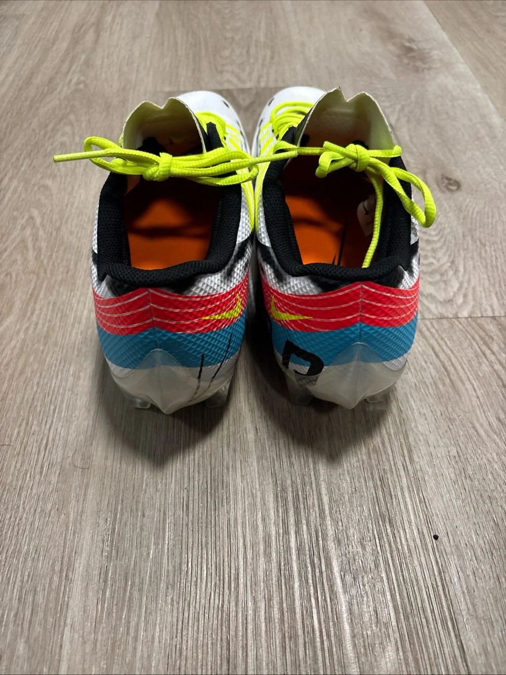 Nike Vapor Edge Pro 360 Multicolor Football Cleats DR5398-100 Men’s Size 13